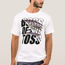 Camiseta Cornhole Boss divertido del lanzamiento