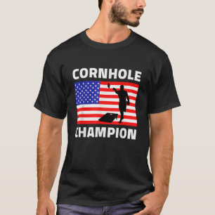 Camiseta Cornhole Champion American Flag Estados Unidos 4 d