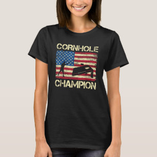 Camiseta Cornhole Champion American Flag Estados Unidos 4 d