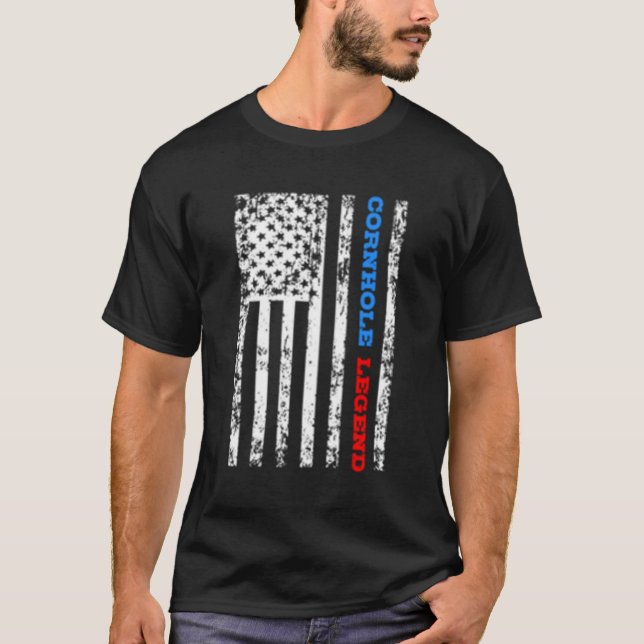 Camiseta Cornhole Champion Bean Bag Corn Hole Toss (Anverso)