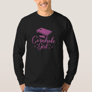 Camiseta Cornhole Champion Cornhole Chica Bean Bag Toss