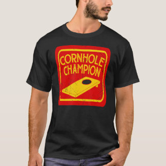 Camiseta Cornhole Champion Cornhole Team Bean Bag Cornhol