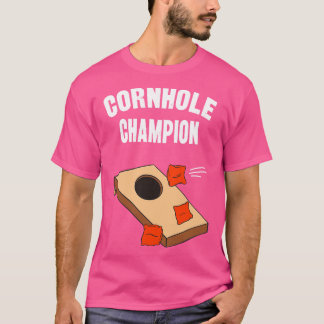 Camiseta Cornhole Champion Funny Bean Bag Toss