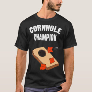 Camiseta Cornhole Champion Funny Bean Bag Toss