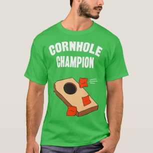 Camiseta Cornhole Champion Funny Bean Bag Toss