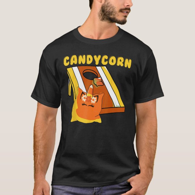 Camiseta Cornhole Corn Hole Candycorn (Anverso)