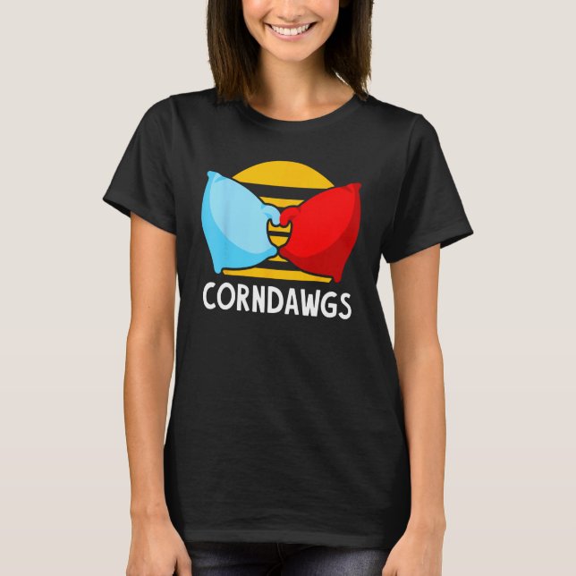 Camiseta Cornhole Corn Hole Corndawgs (Anverso)