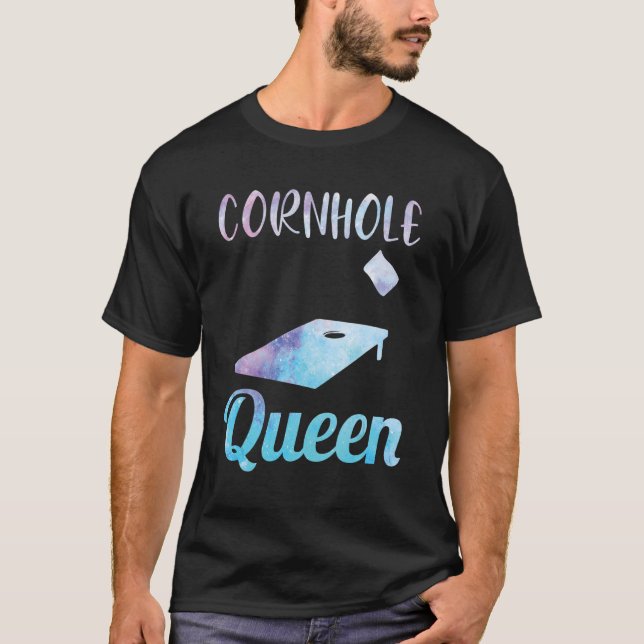Camiseta Cornhole Corn Hole Cornhole Queen (Anverso)