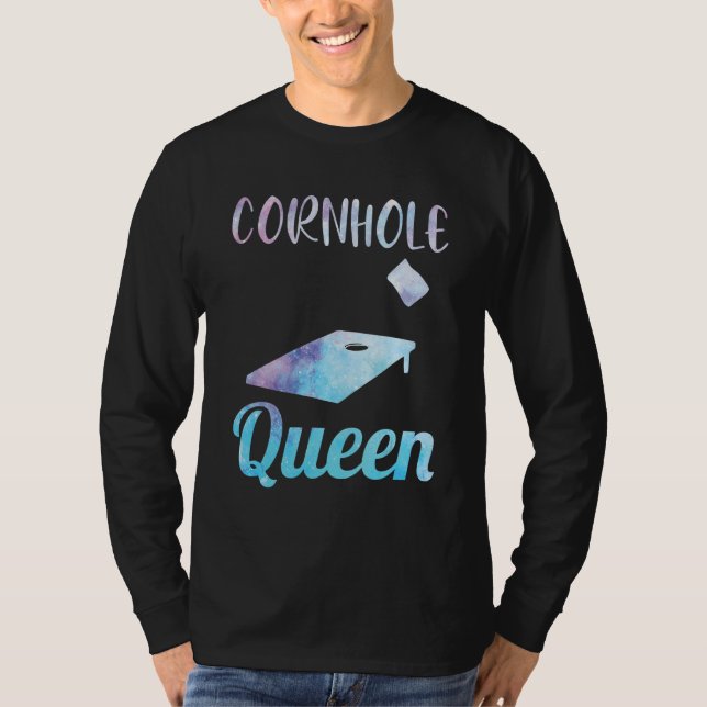 Camiseta Cornhole Corn Hole Cornhole Queen (Anverso)