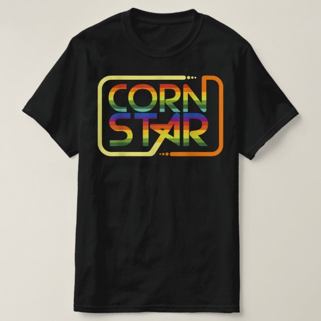 Camiseta Cornhole Corn Star Tee Cornhole Tee (Diseño del anverso)