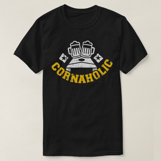 Camiseta Cornhole cornaholic (Diseño del anverso)