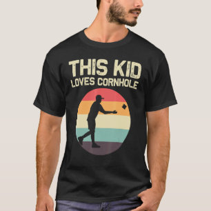 Camiseta Cornhole Diseña niños Chicas Bean Bag Toss Pla