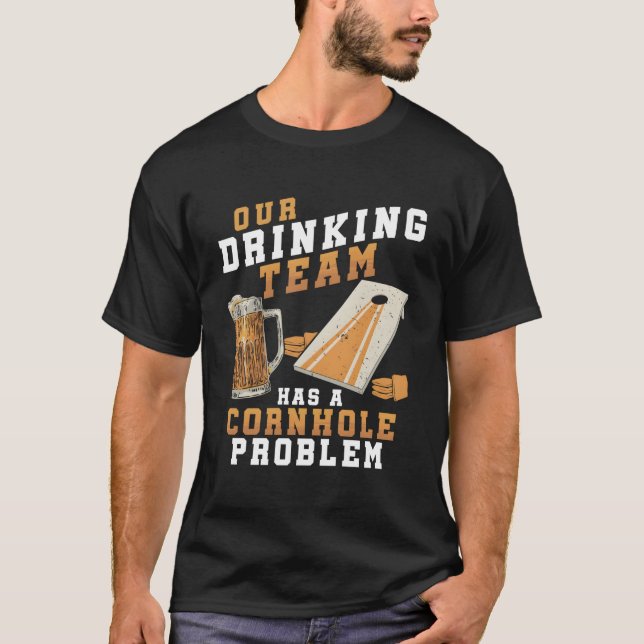 Camiseta Cornhole Game Cornhole Player (Anverso)