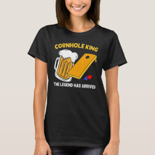 Camiseta Cornhole King La Leyenda Ha Llegado Beer