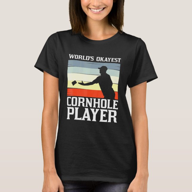 Camiseta Cornhole Para Hombres Mujeres Bean Bag Toss Game (Anverso)