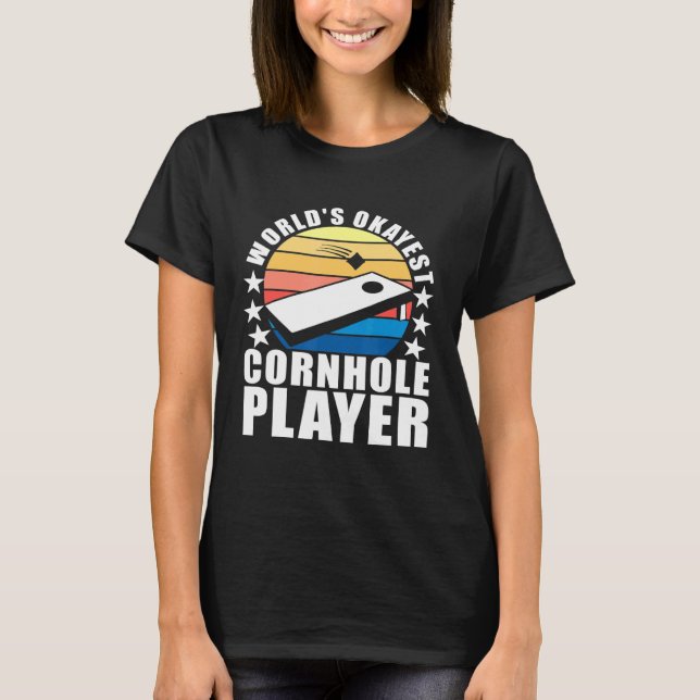 Camiseta Cornhole Para Hombres Mujeres Bean Bag Toss Game (Anverso)