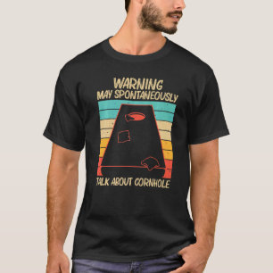 Camiseta Cornhole Para Hombres Mujeres Juego De Saco De Tir