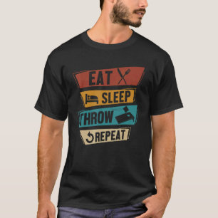 Camiseta Cornhole Player Come Sleep Throth Repetir Toss