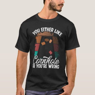 Camiseta Cornhole Player o error Tirowing Cornhole