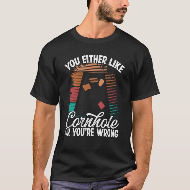 Camiseta Cornhole Player o error Tirowing Cornhole (Anverso)