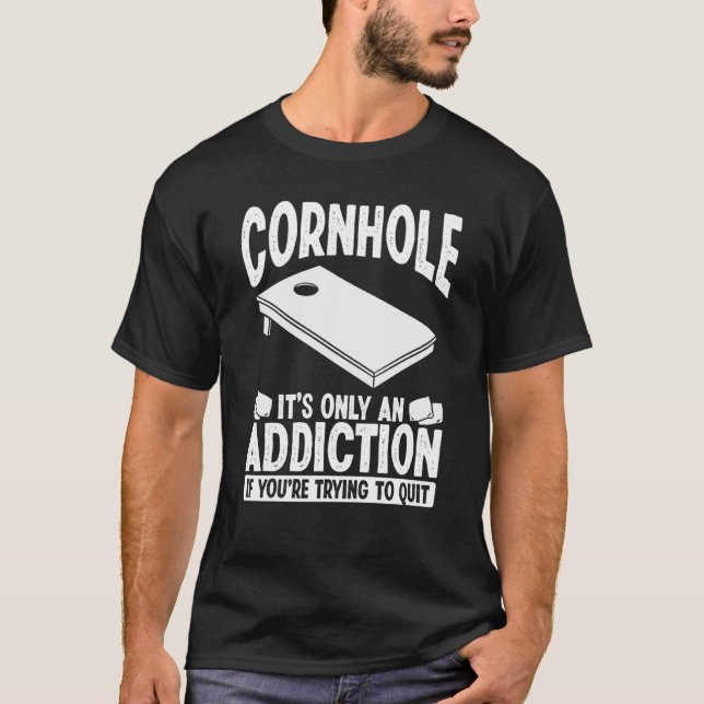 Camiseta Cornhole Player Tosser Throwing Cornhole Team (Anverso)