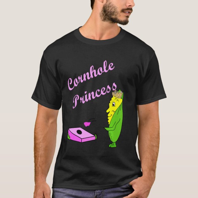 Camiseta Cornhole Princess Champion (Anverso)