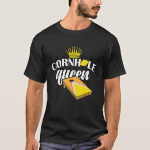 Camiseta Cornhole Queen Bean Bag Women Cornhole