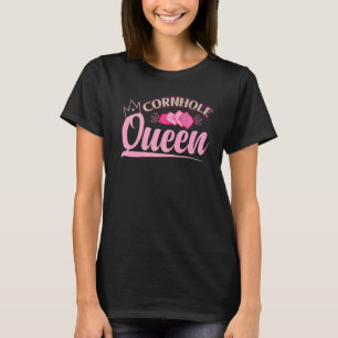 Camiseta Cornhole Queen Bean Bag Women Cornhole