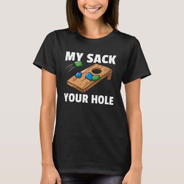 Camiseta Cornhole  Sack Toss Player (Anverso)