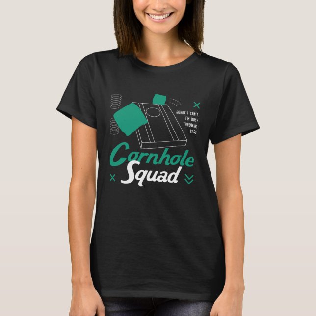 Camiseta Cornhole Squad Wilderness Ironic Saying (Anverso)