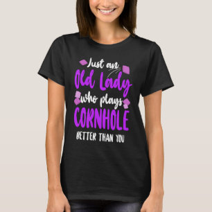 Camiseta Cornhole Team Bean Bag Player Champ Retirado Abuel