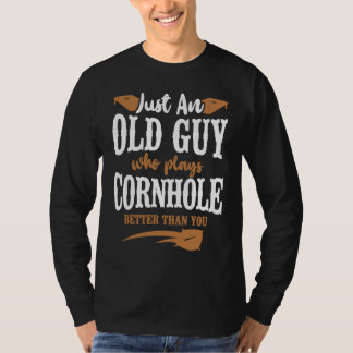 Camiseta Cornhole Team Bean Bag Player Champ Retired Grandp