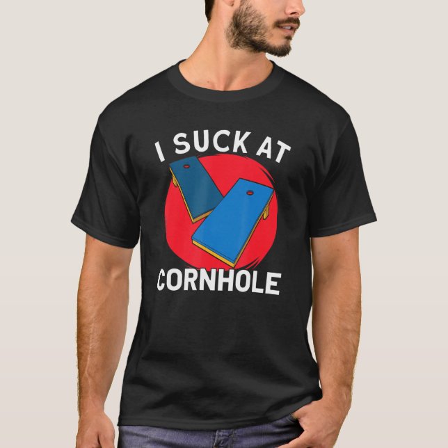 Camiseta Cornhole Throwing Cornhole jugador Cornhole (Anverso)