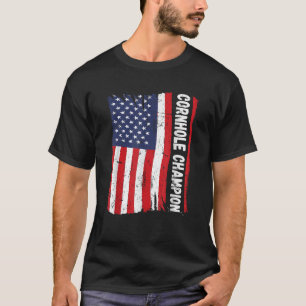 Camiseta Cornhole Trophy Champion Funny Bean Bag Cornhole P