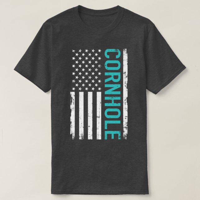 Camiseta Cornhole USA (Diseño del anverso)