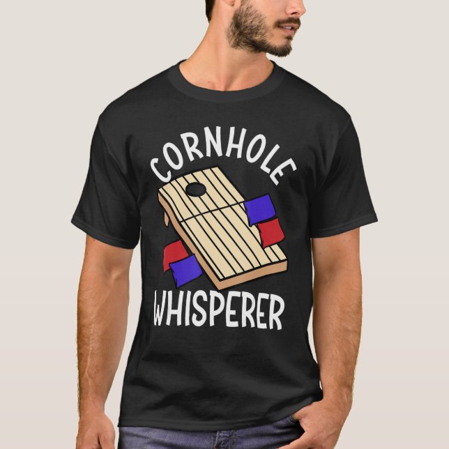 Camiseta Cornhole Whisperer  Corn Hole (Anverso)