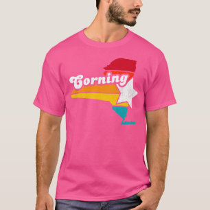 Camiseta Corning New York Vintage Distresress Souvenir 2