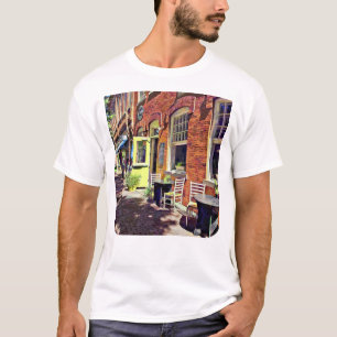 Camiseta Corning NY - Restaurante con puerta abierta