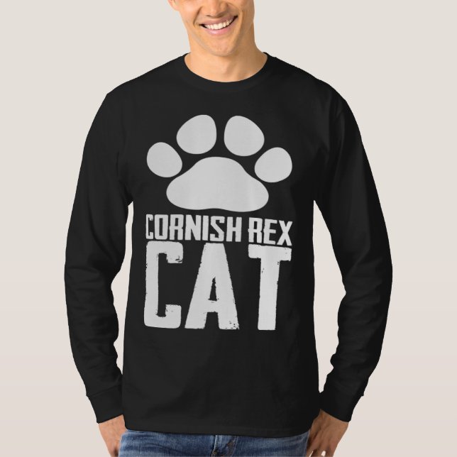 Camiseta Cornish rex cat (Anverso)