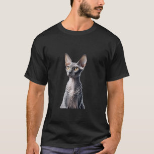 Camiseta Cornish Rex Cat Breve Tee - Fel Único Y Elegante