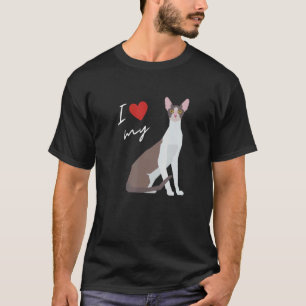 Camiseta Cornish Rex Cat Mom For Cat