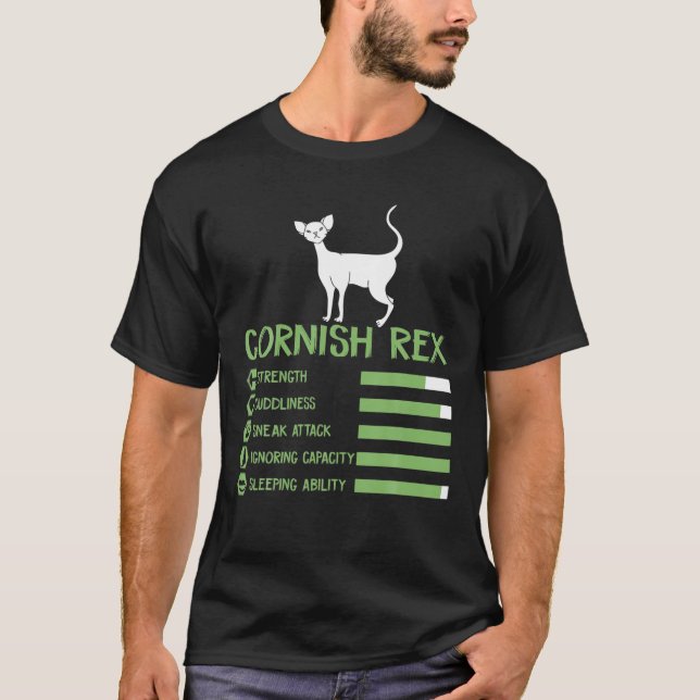 Camiseta Cornish Rex, Cornish Rex Cat (Anverso)