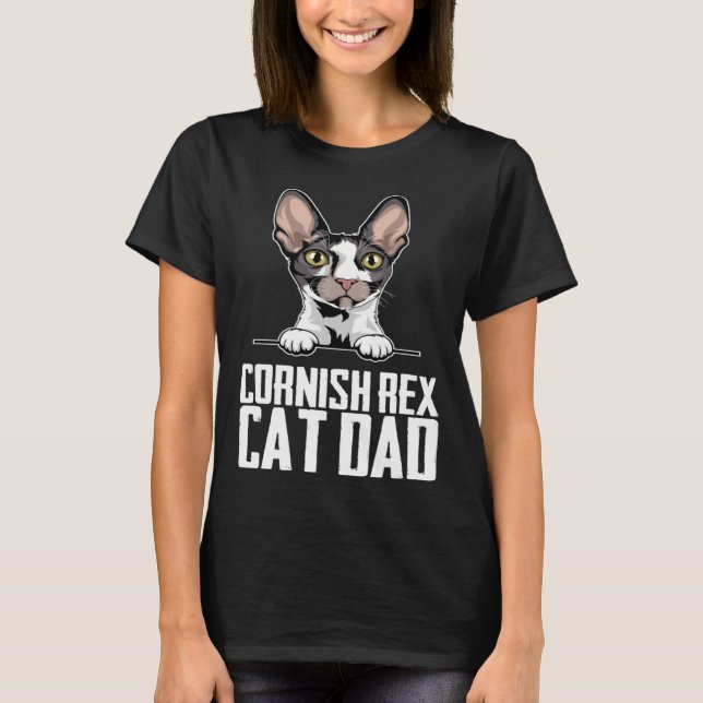 Camiseta Cornish Rex Cornish Rex kitten Cornish Rexs (Anverso)