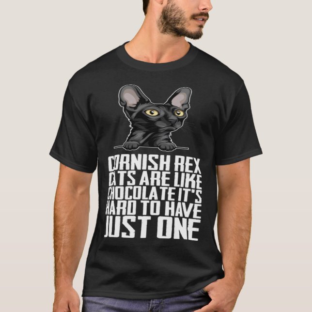 Camiseta Cornish Rex  gatos Cornish Rex  gatito Cornish Rex (Anverso)