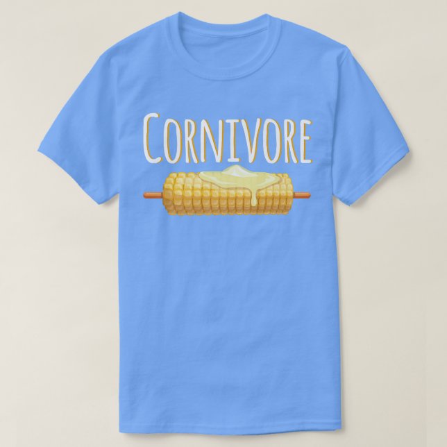 Camiseta Cornivore Corn Healthy Vegetable (Diseño del anverso)