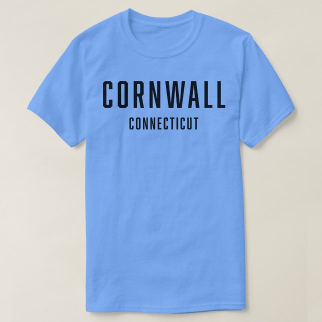 Camiseta Cornwall Connecticut TShirt (Diseño del anverso)