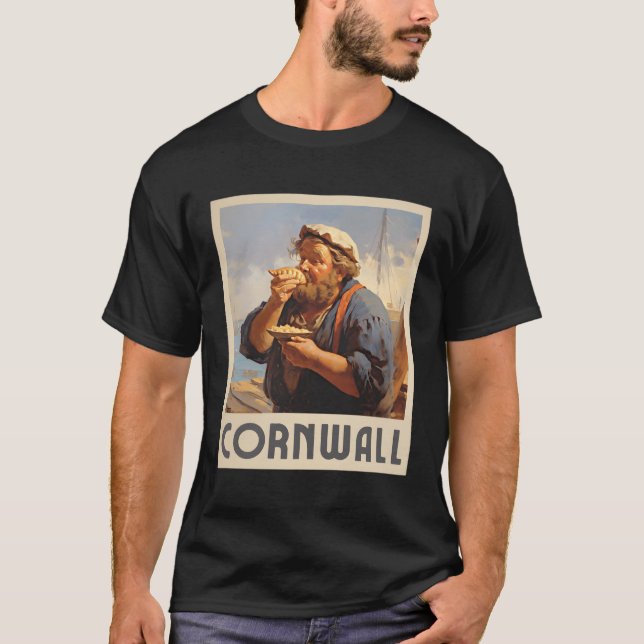 Camiseta Cornwall Cornish Comer Pasty Cornwall (Anverso)