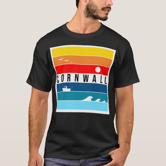 Camiseta Cornwall Sky Y Sea (Anverso)