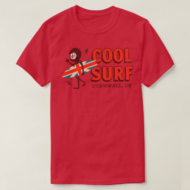 Camiseta Cornwall Surf (Diseño del anverso)
