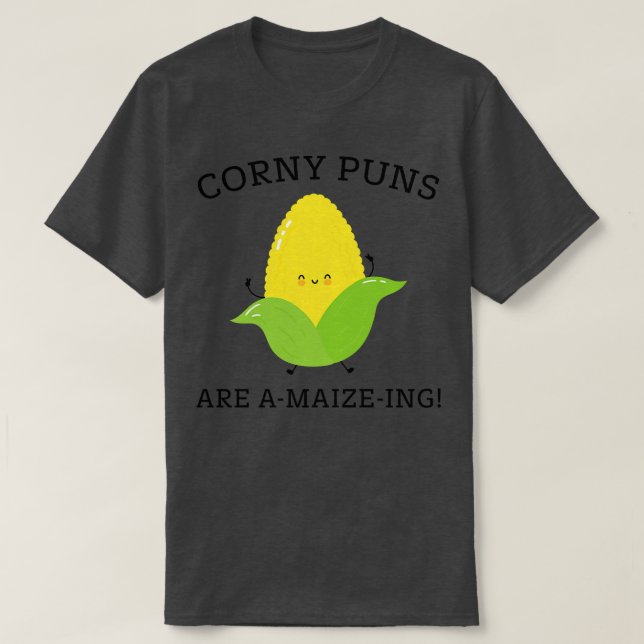 Camiseta Corny Puns 1 (Diseño del anverso)